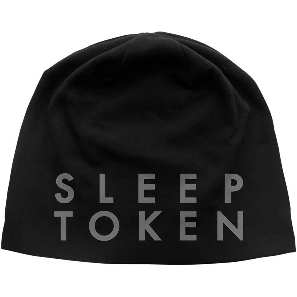Sleep Token Logo JD Print Beanie Hat Black