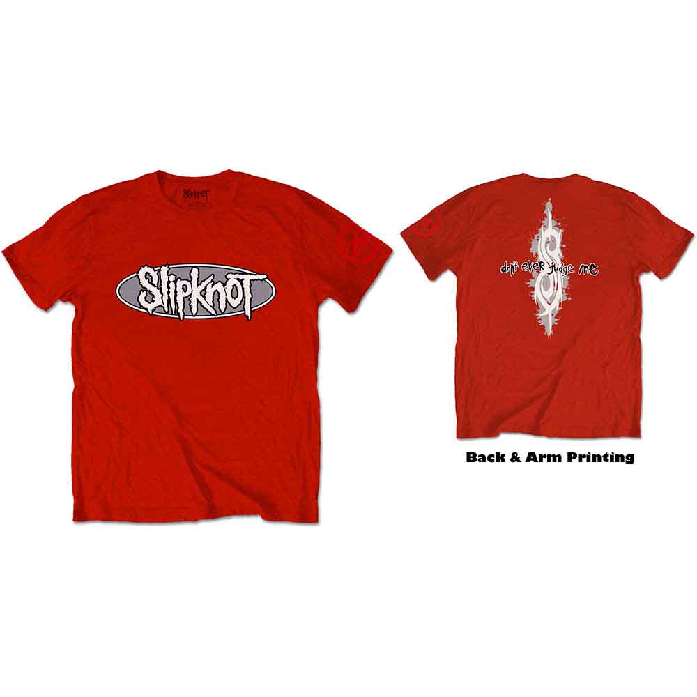 Slipknot 21st Anniversary Don't Ever Judge Me Mens T Shirt