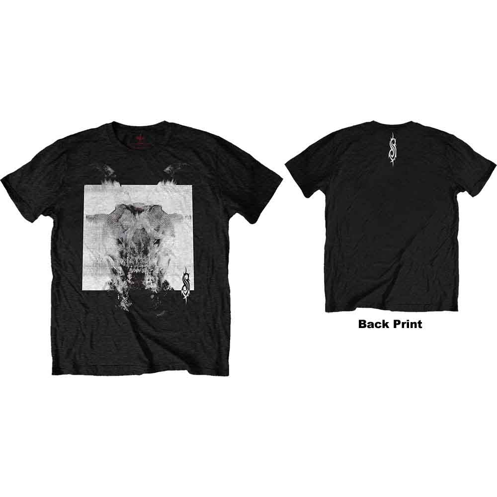 Slipknot Devil Single - Black & White Mens T Shirt