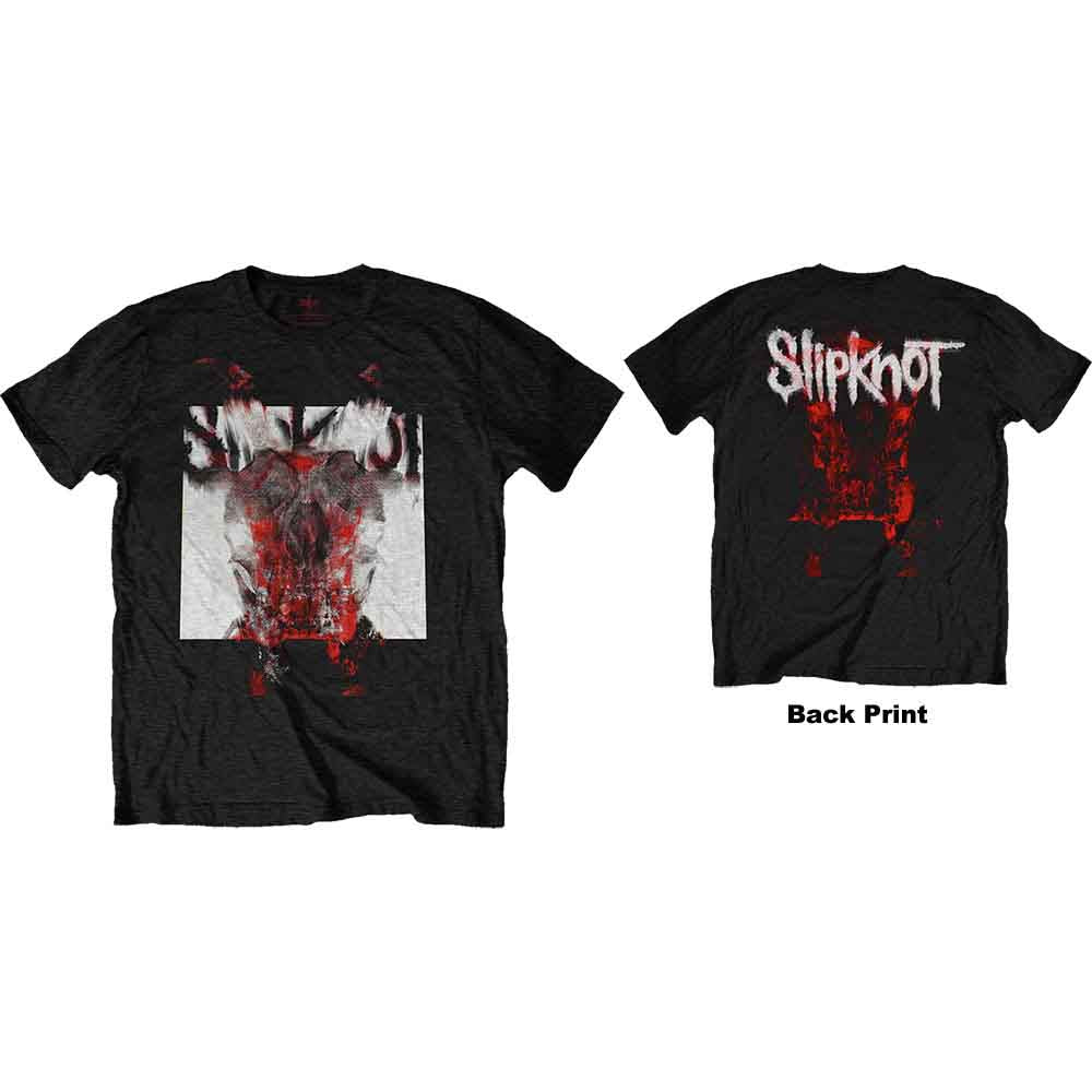 Slipknot Devil Single - Logo Blur Mens T Shirt