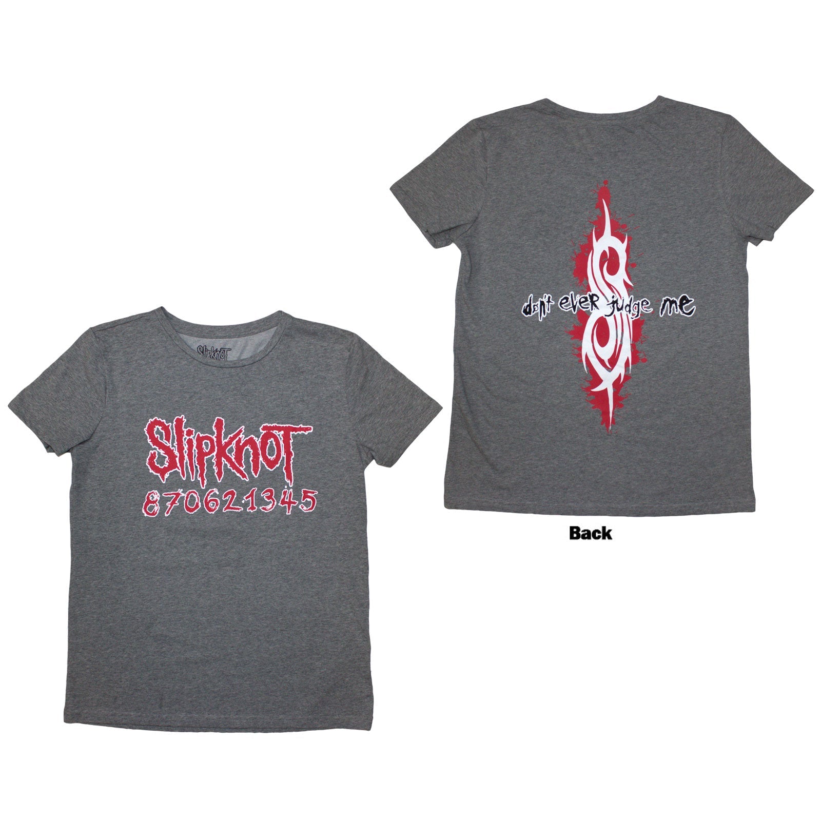 Slipknot Don't Ever Judge Me Womens T Shirt