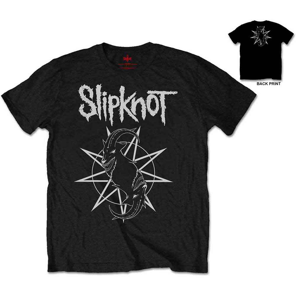 Slipknot Goat Star Logo Mens T Shirt