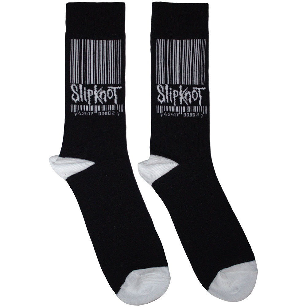 Slipknot Large Barcode Logo Socks Black