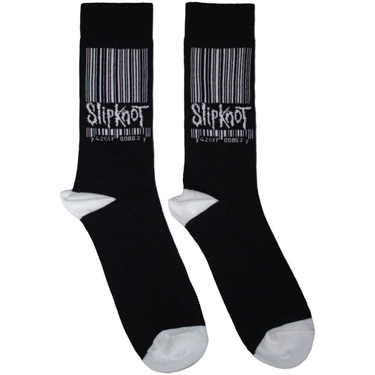 Slipknot Large Barcode Logo Socks Black