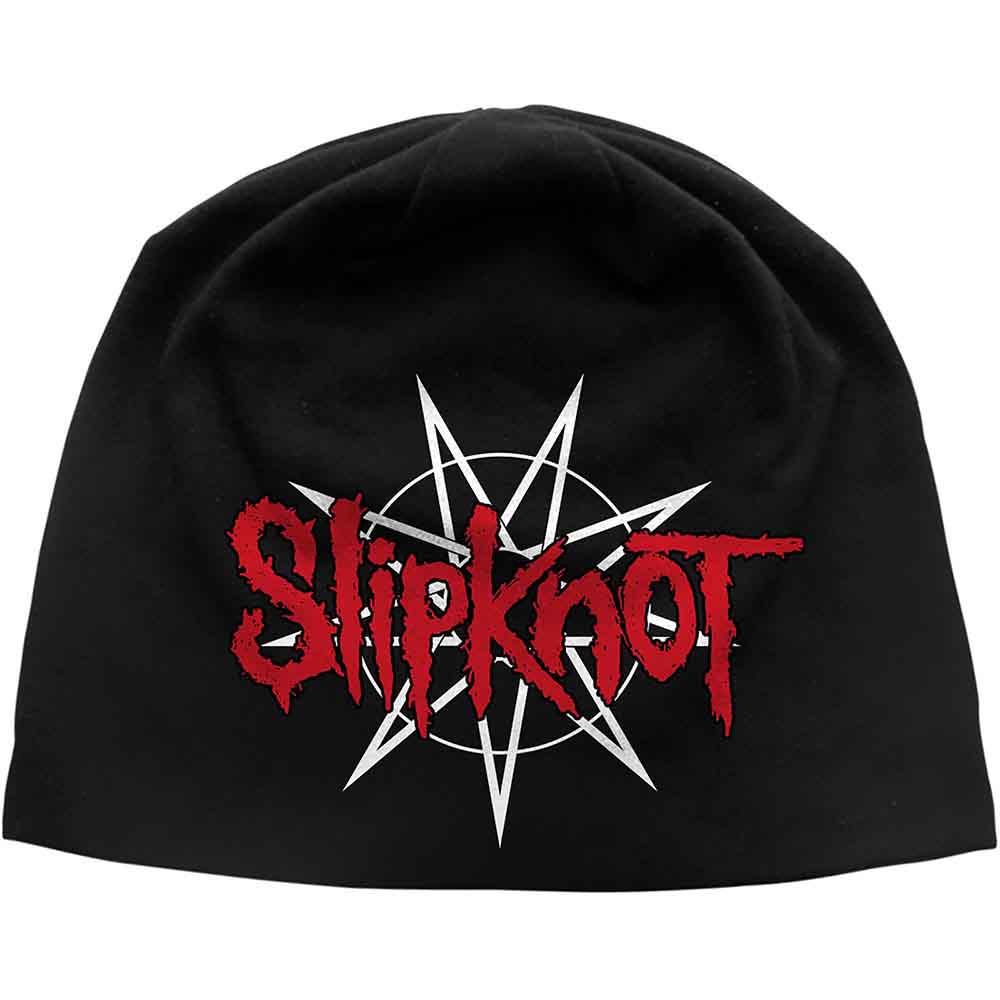 Slipknot Nine Pointed Star Beanie Hat Black