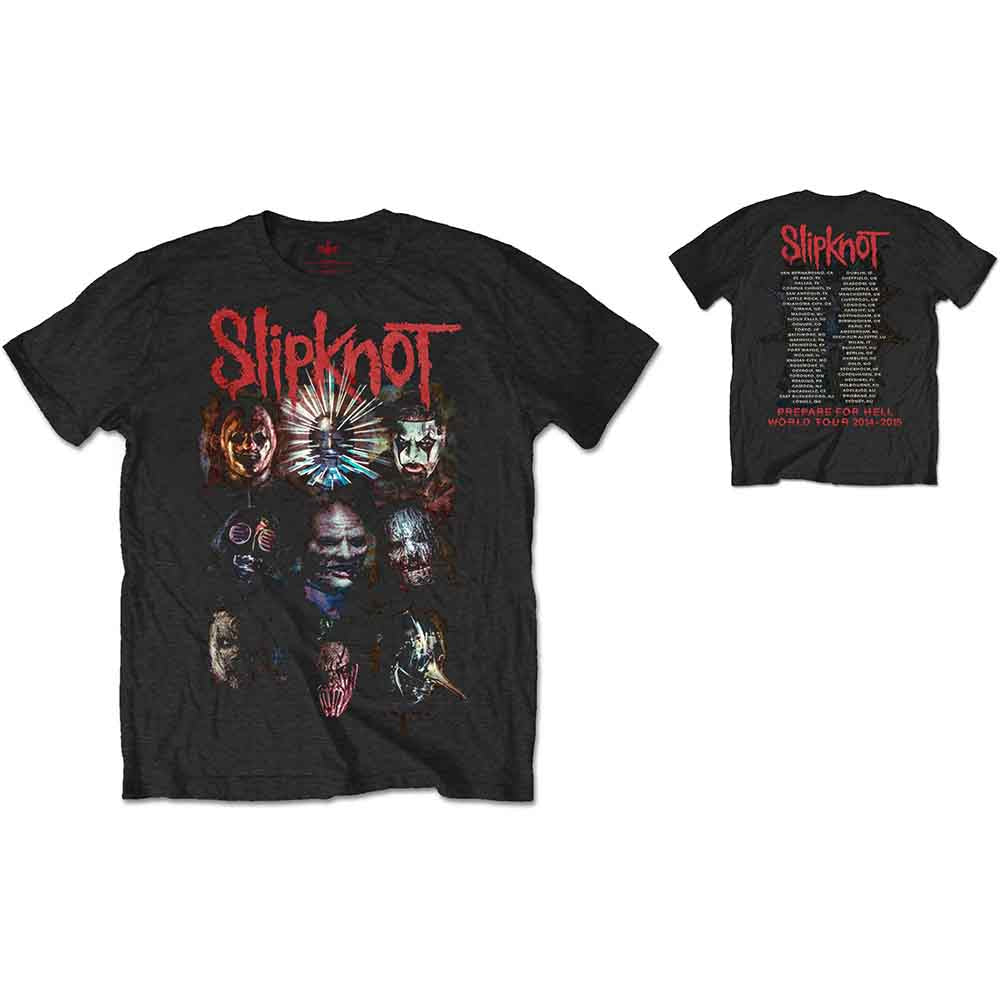 Slipknot Prepare for Hell 2014-2015 Tour Mens T Shirt
