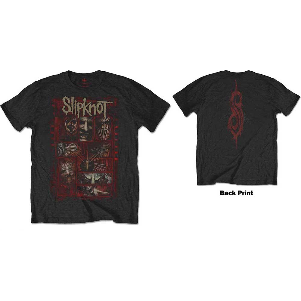 Slipknot Sketch Boxes Mens T Shirt