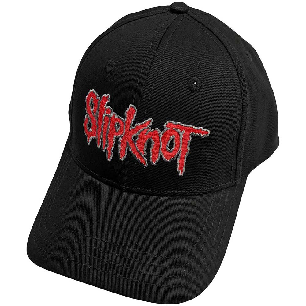 Slipknot Text Logo Hat Black