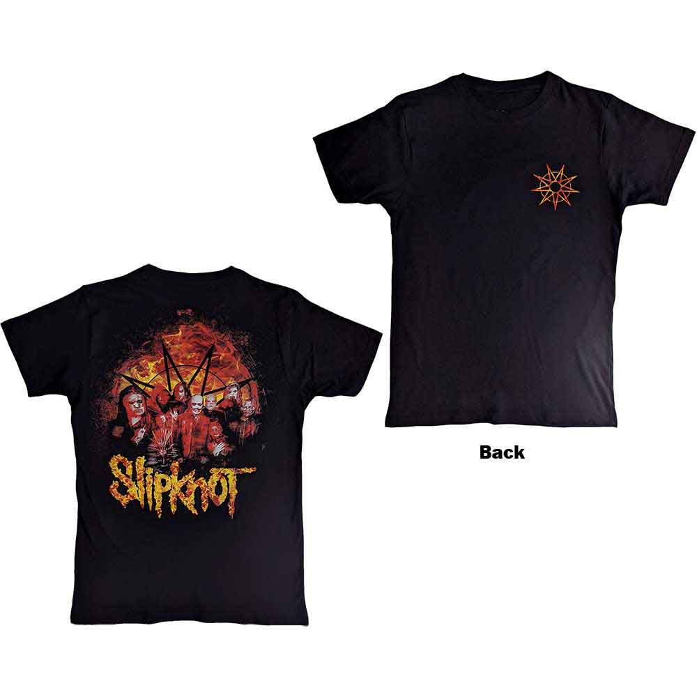 Slipknot The End So Far Flame Logo Mens T Shirt