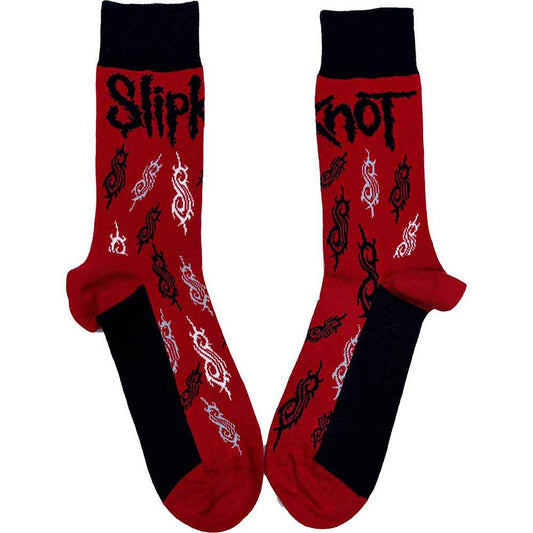 Slipknot Tribal S Socks Red
