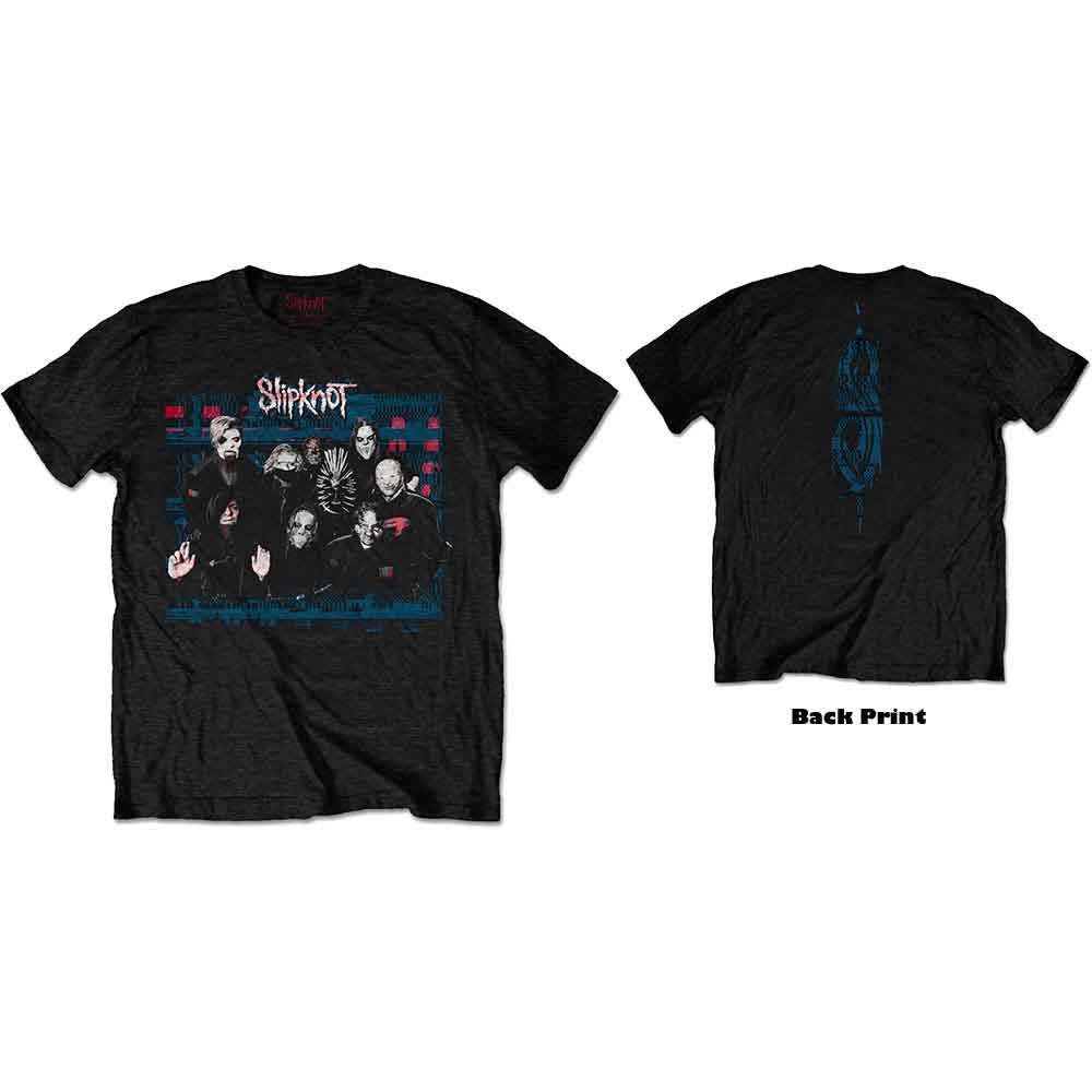 Slipknot WANYK Glitch Group Mens T Shirt