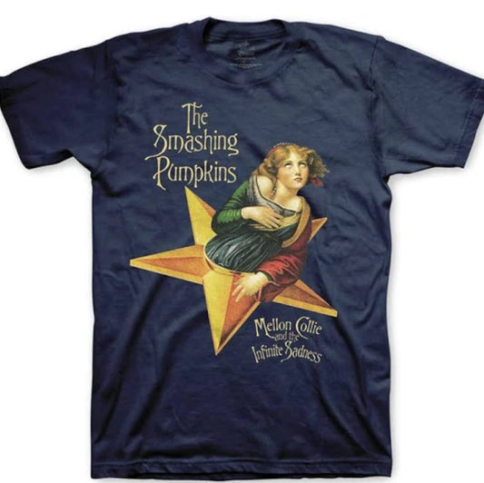 Smashing Pumpkins Mellon Collie Officially Licensed Mens T Shirt Black