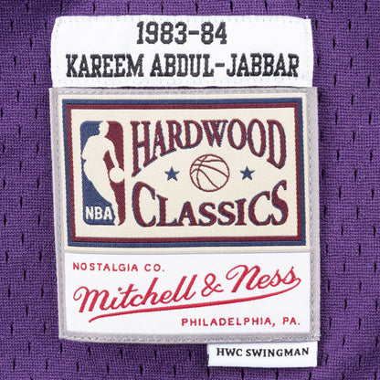 Los Angeles Lakers Away 1983-84 Kareem Abdul-Jabbar Swingman Jersey