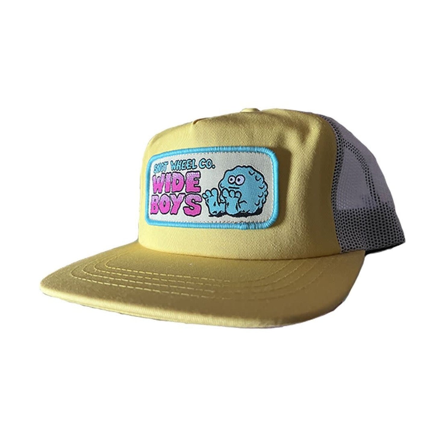 Snot Wide Boy Logo Yellow Trucker Hat
