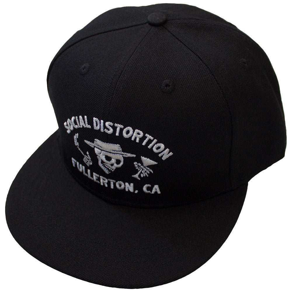 Social Distortion Fullerton Skelly Hat Black