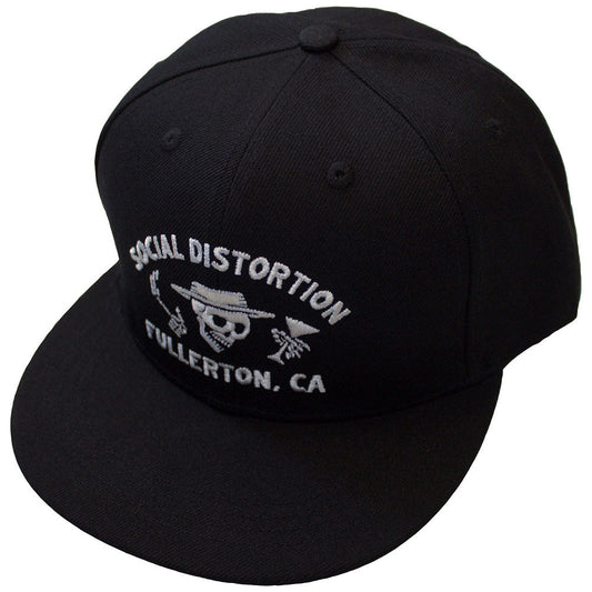 Social Distortion Fullerton Skelly Hat Black