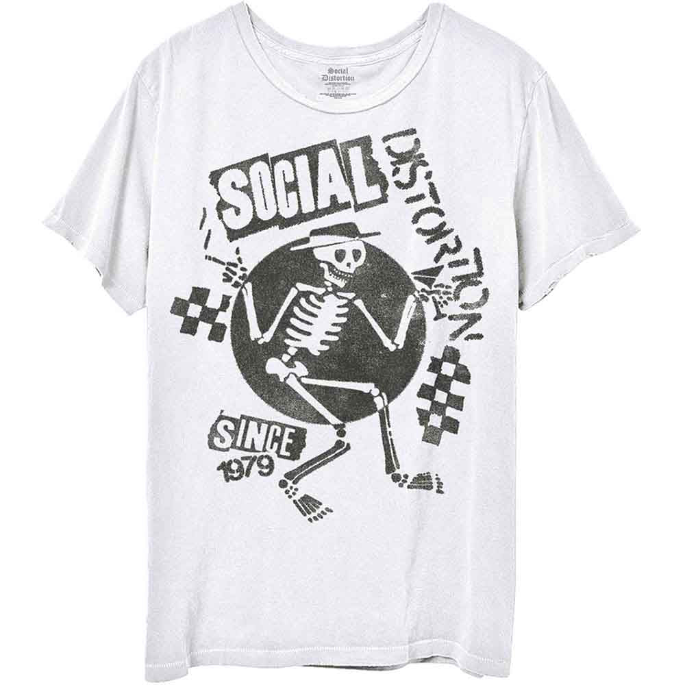 Social Distortion Speakeasy Checkerboard Mens T Shirt