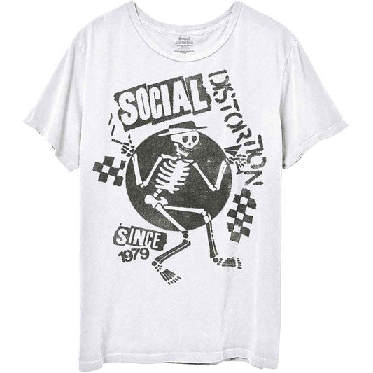 Social Distortion Speakeasy Checkerboard Mens T Shirt