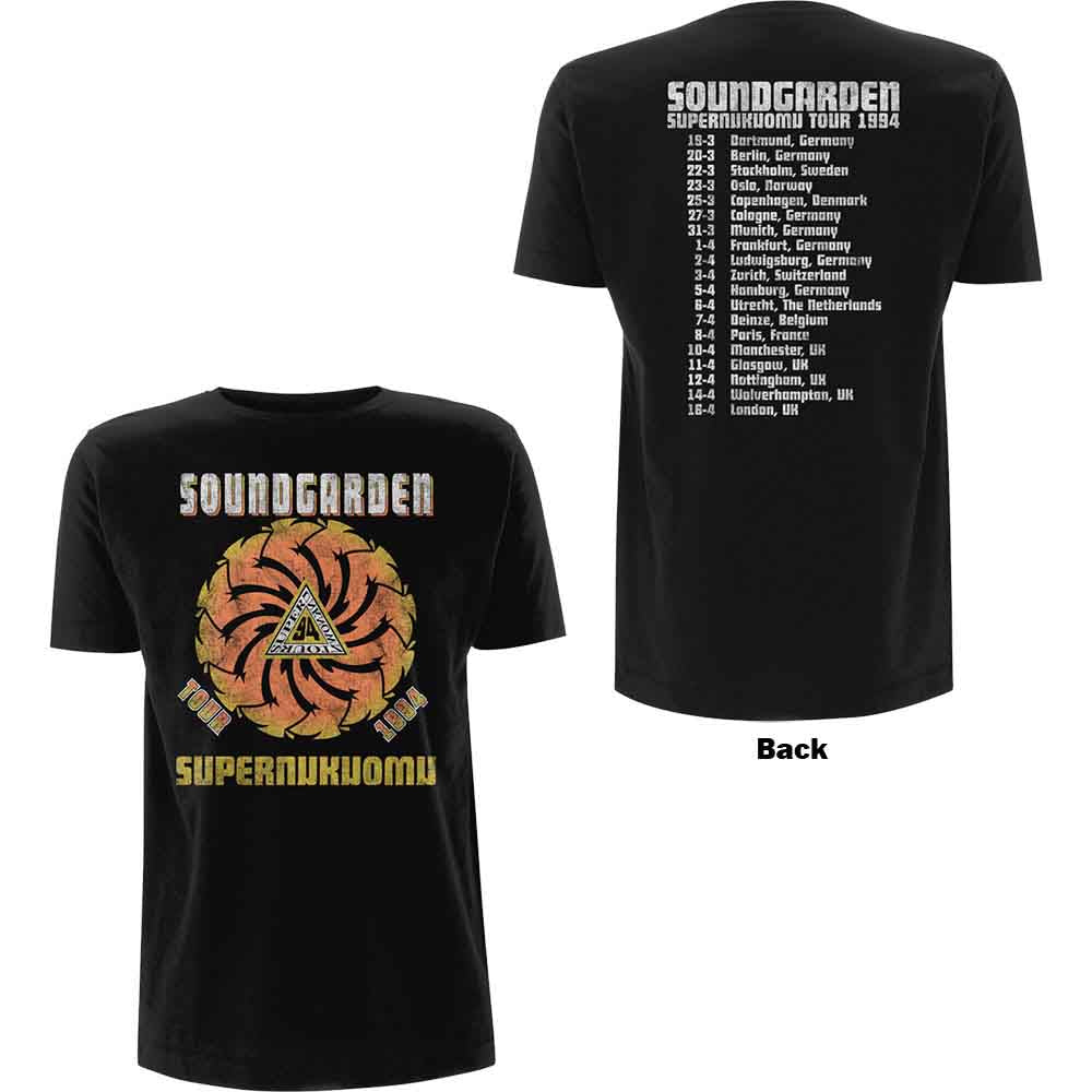 Soundgarden Superunknown Tour '94 Mens T Shirt