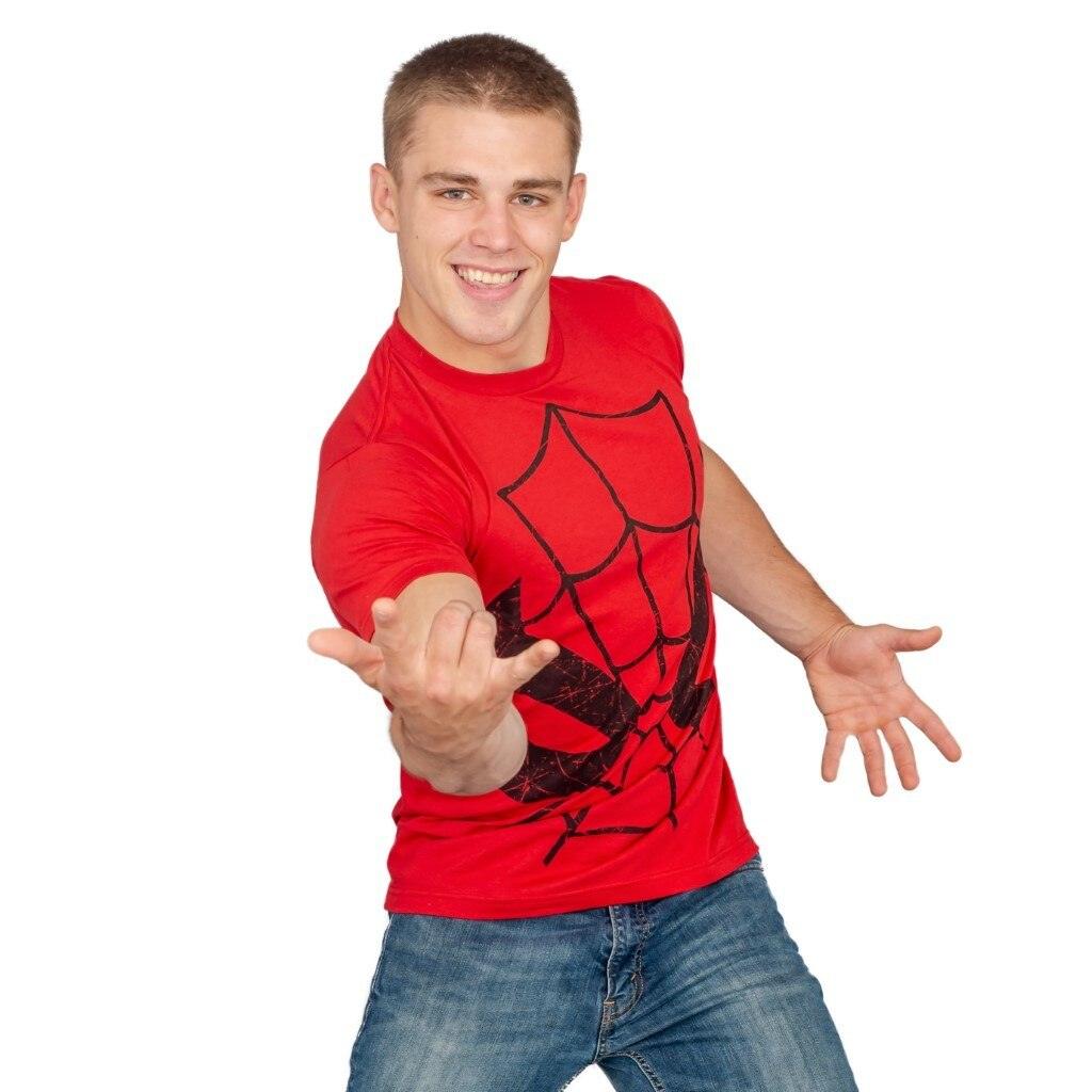 Spider-Man Parker Can't Lose Big Face T Shirt