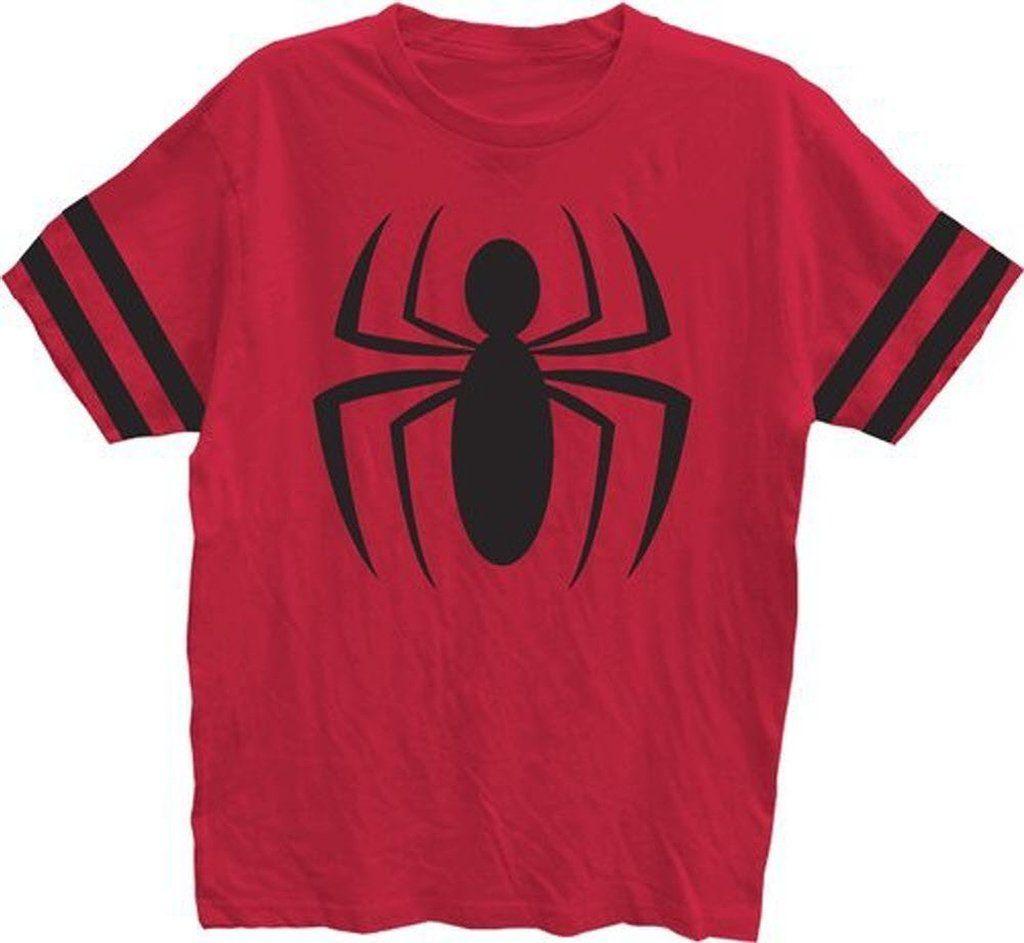Spider-Man Venom Striped Sleeves Men's T Shirt tee