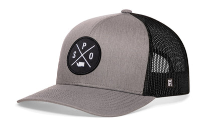 Spokane Trucker Haka Hat Black SPO Snapback