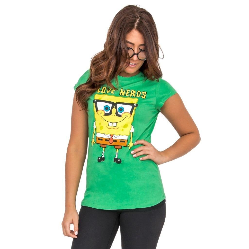 Spongebob Squarepants I Love Nerds T Shirt