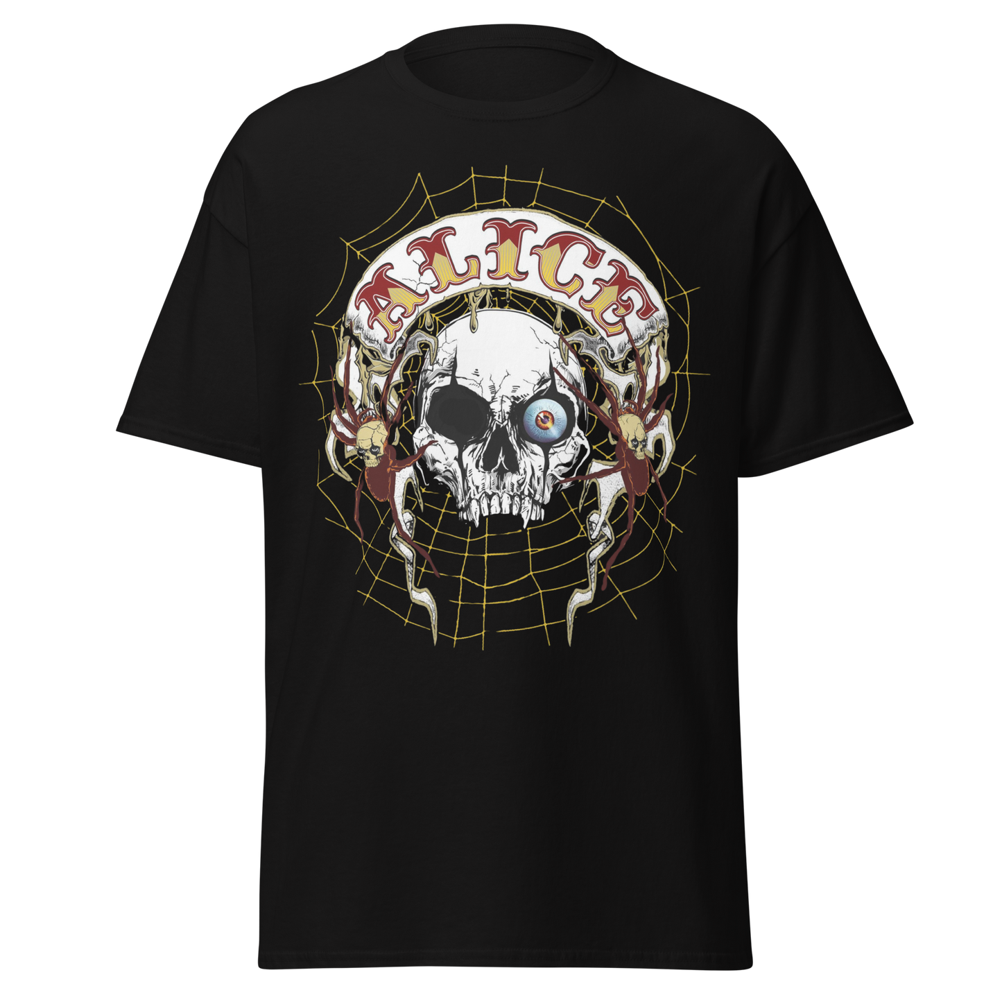 Alice Cooper One Eyed Skull Jumbo Print Mens T Shirt