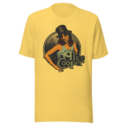 Alice Cooper Showtime 1976 Vintage Mens T Shirt