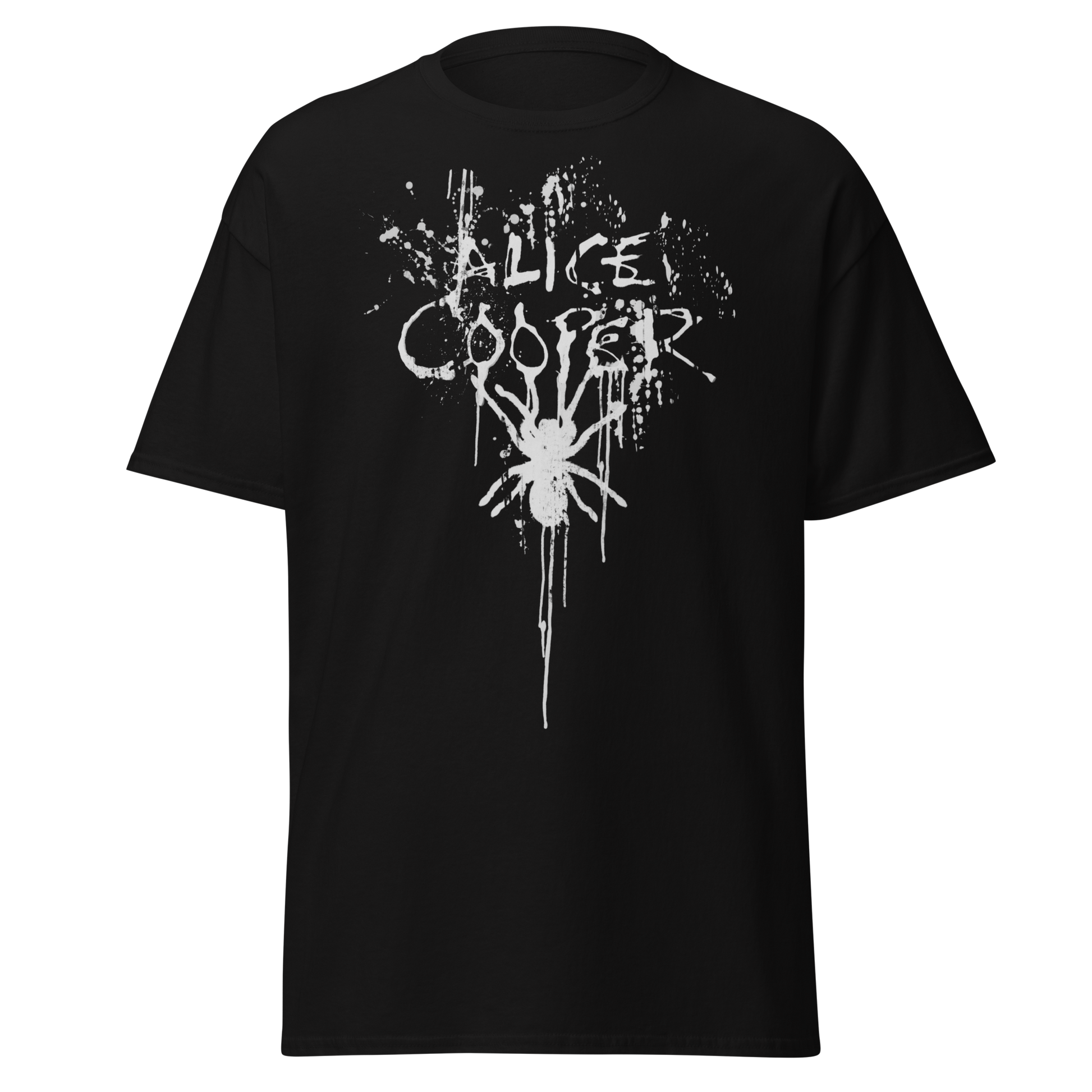 Alice Cooper Spider Drip Jumbo Print Mens T Shirt