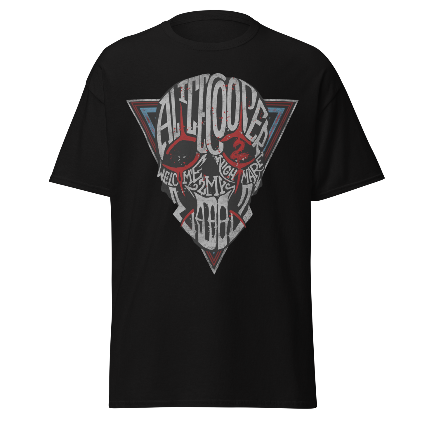Alice Cooper Welcome 2 My Jumbo Print Mens T Shirt
