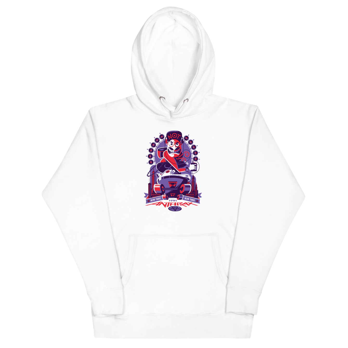 Anthrax New York 81 Classic Hoodie