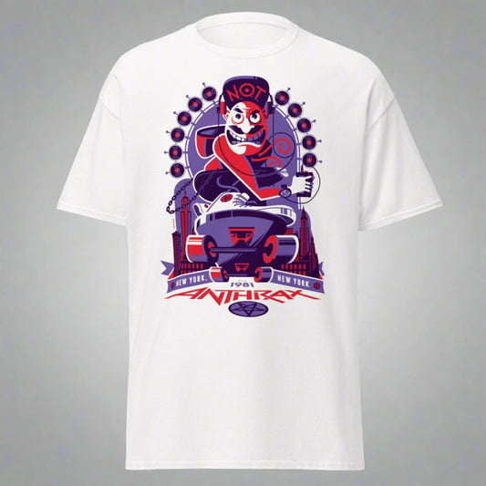 Anthrax - New York 81 Tour Jumbo Print Mens T Shirt