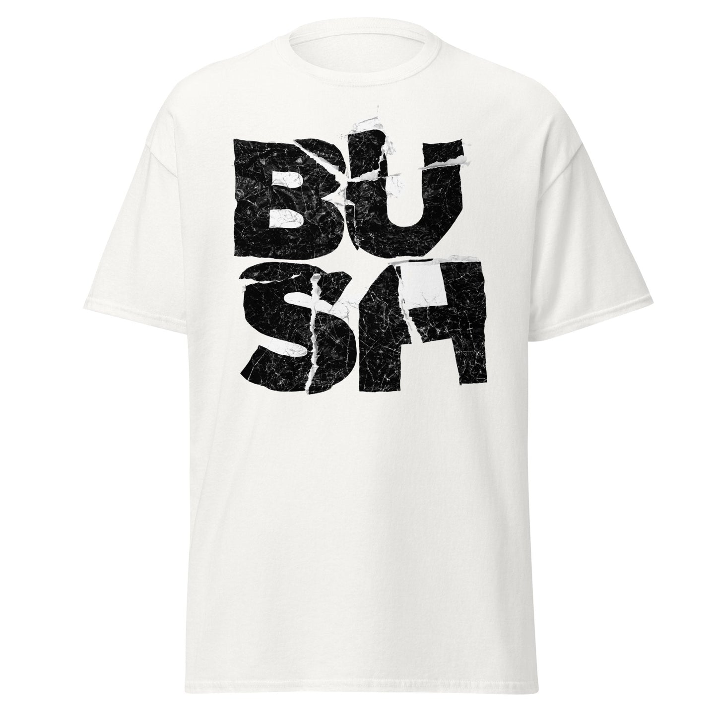 Bush Stacked Logo Jumbo Print Mens T Shirt