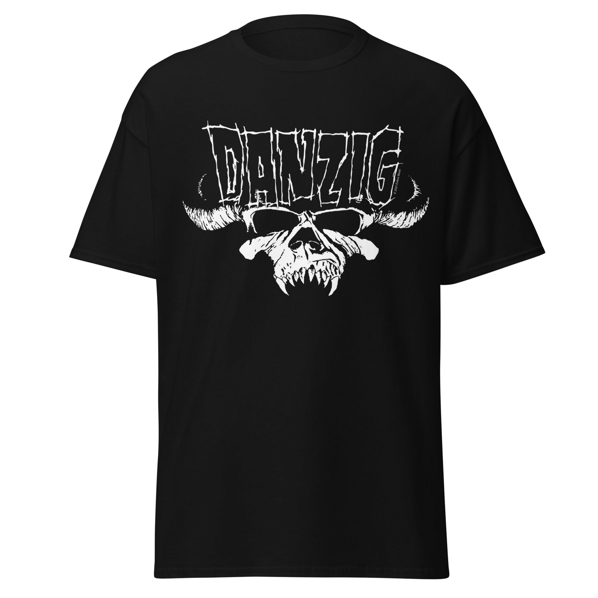 Danzig - Logo Skull Jumbo Print Mens T Shirt