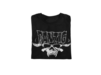 Danzig - Logo Skull Jumbo Print Mens T Shirt