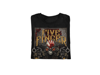 Five Finger Death Punch Barrels Jumbo Print Mens T Shirt