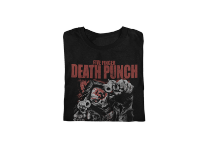 Five Finger Death Punch - Both Barrels Jumbo Print Mens T Shirt
