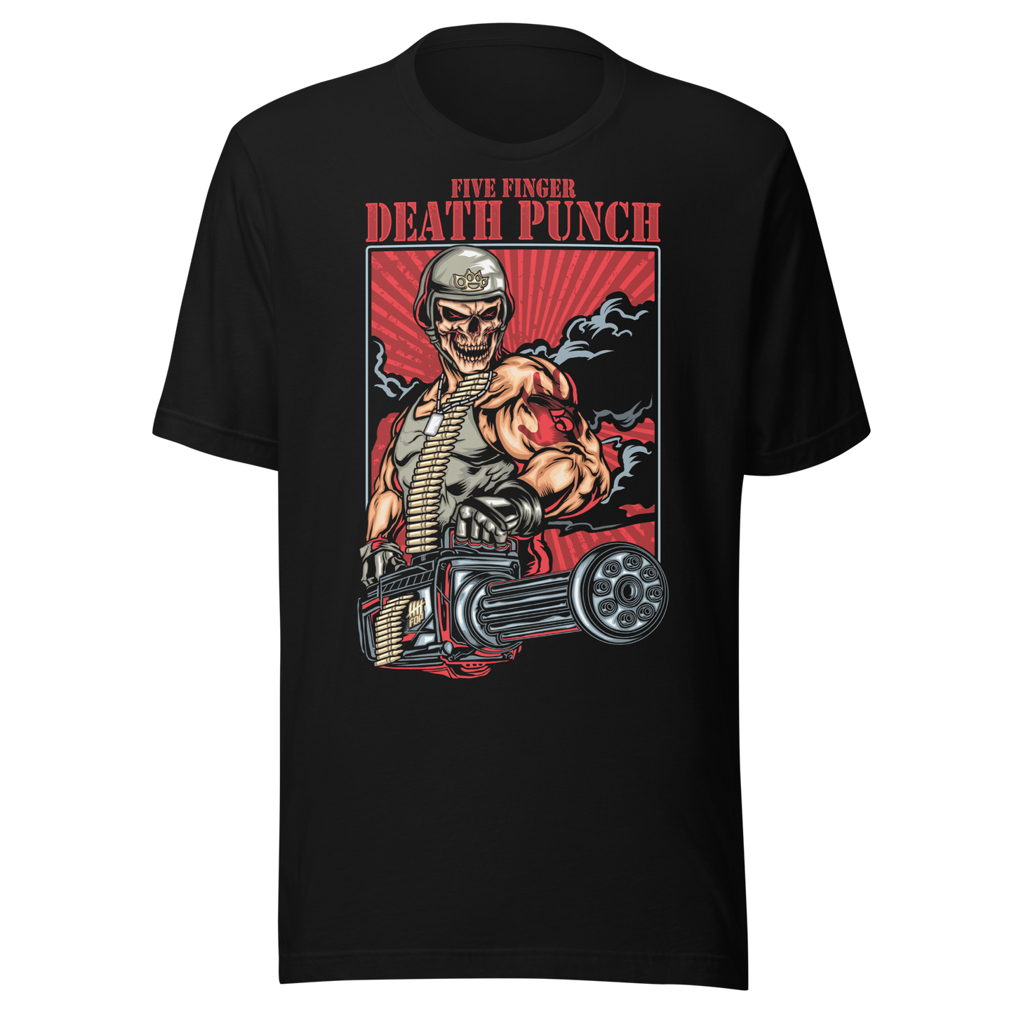 Five Finger Death Punch Gatling Mens T Shirt