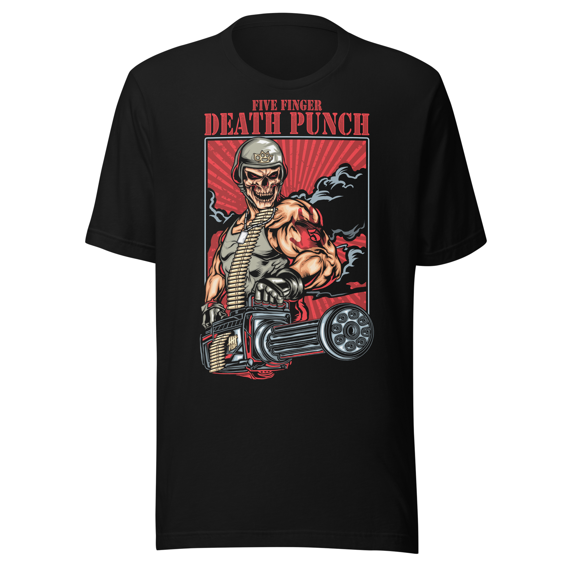 Five Finger Death Punch Gatling Mens T Shirt