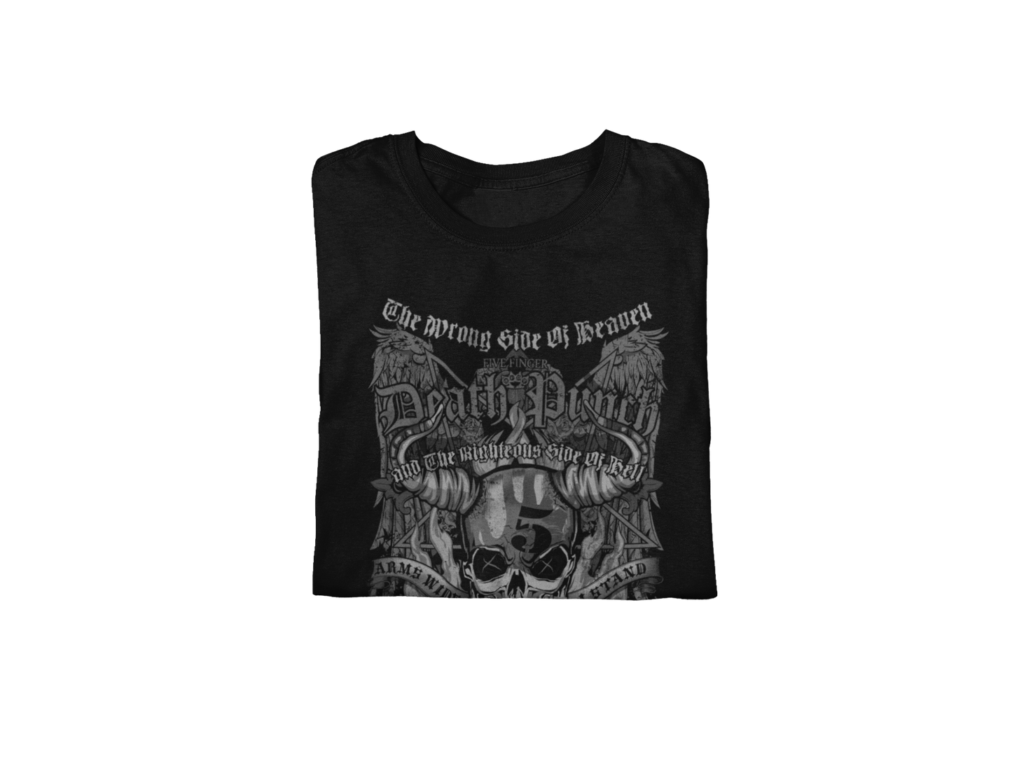 Five Finger Death Punch - Righteous Side of Evil Jumbo Print Mens T Shirt