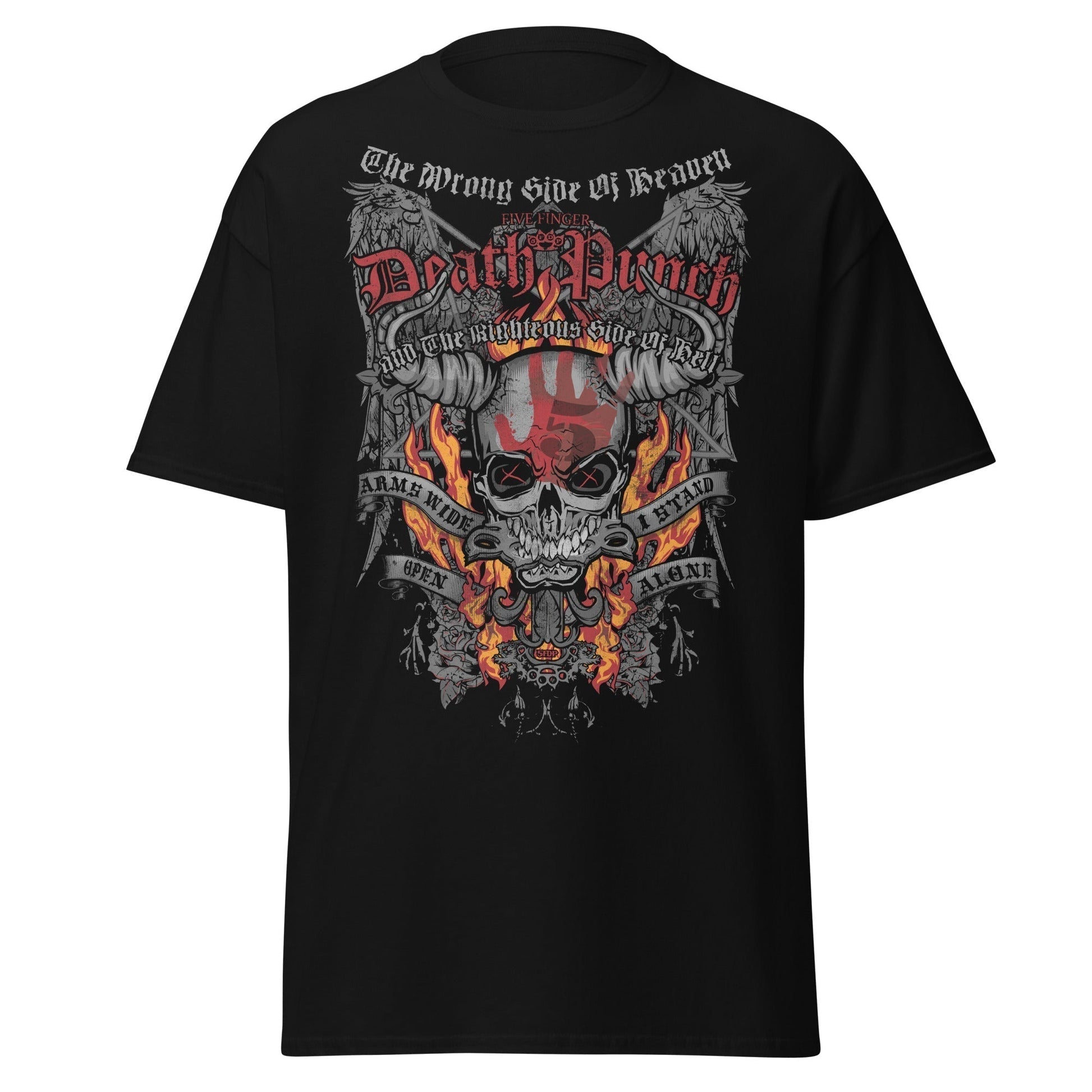Five Finger Death Punch - Wrong or Righteous Jumbo Print Mens T Shirt