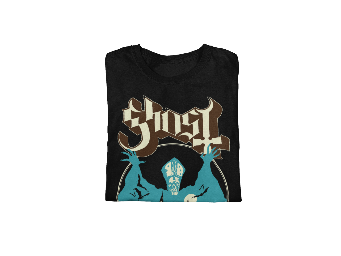 Ghost - Castle Jumbo Print Mens T Shirt