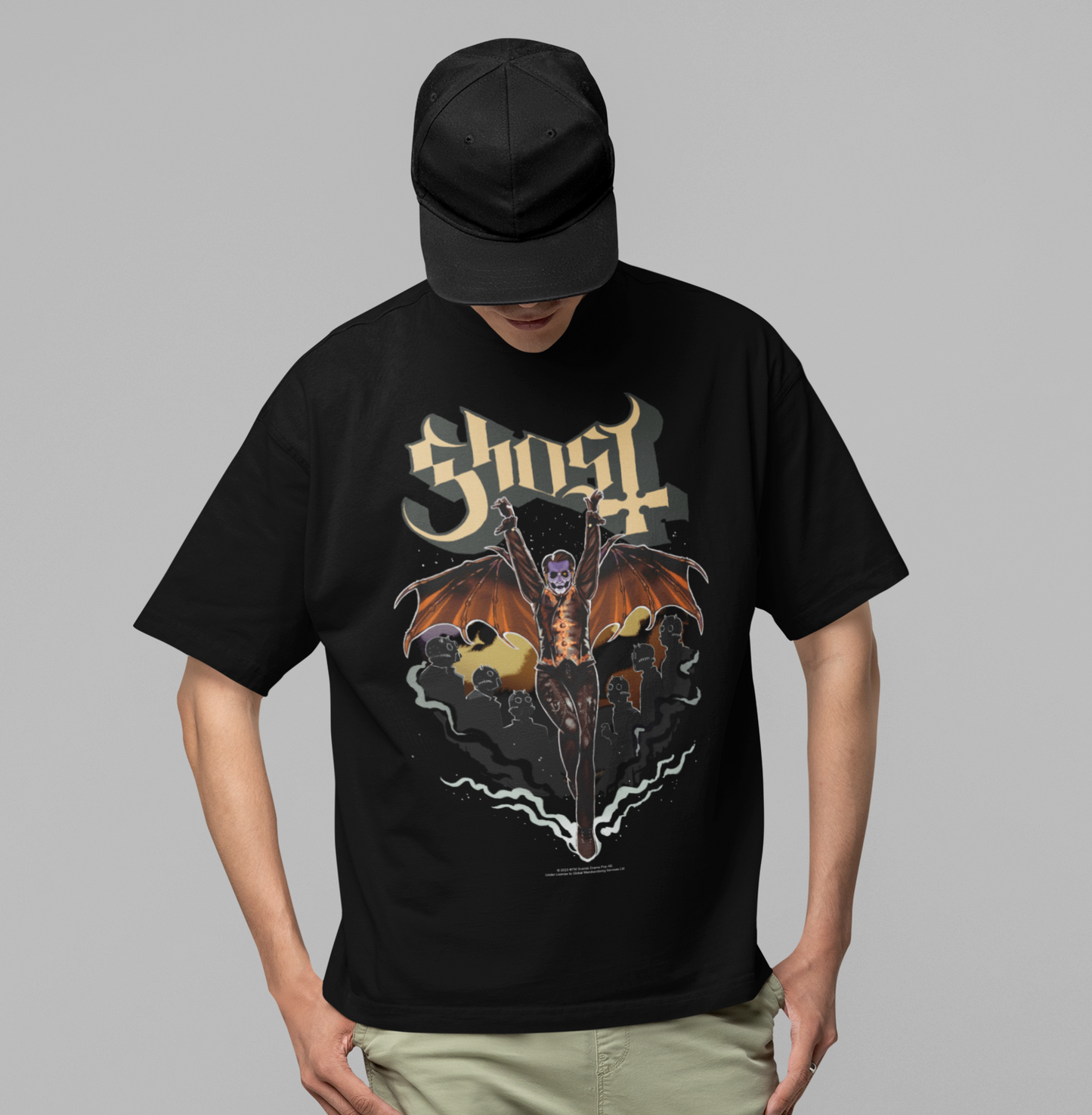 Ghost - Fly Over Jumbo Print Mens T Shirt