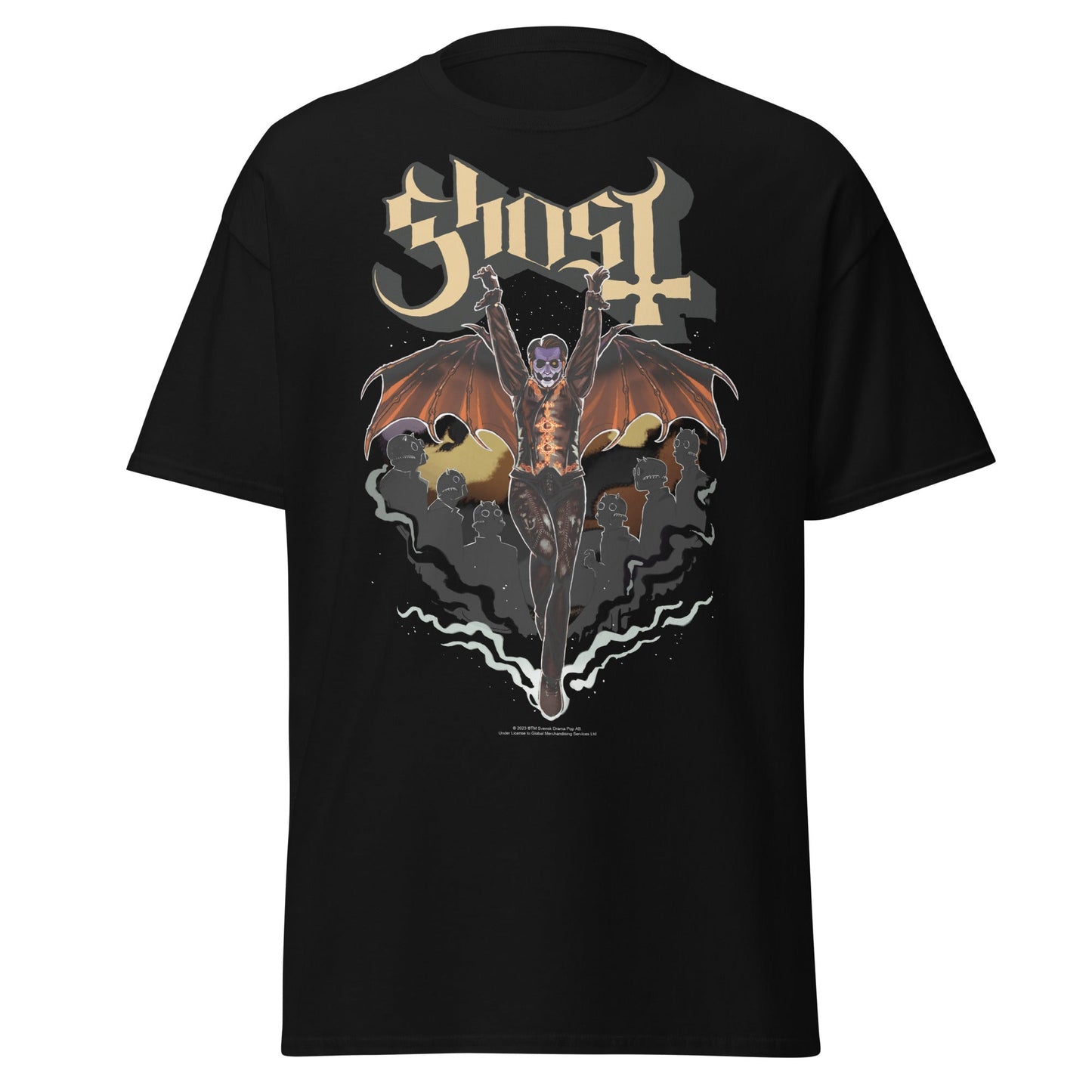 Ghost - Fly Over Jumbo Print Mens T Shirt
