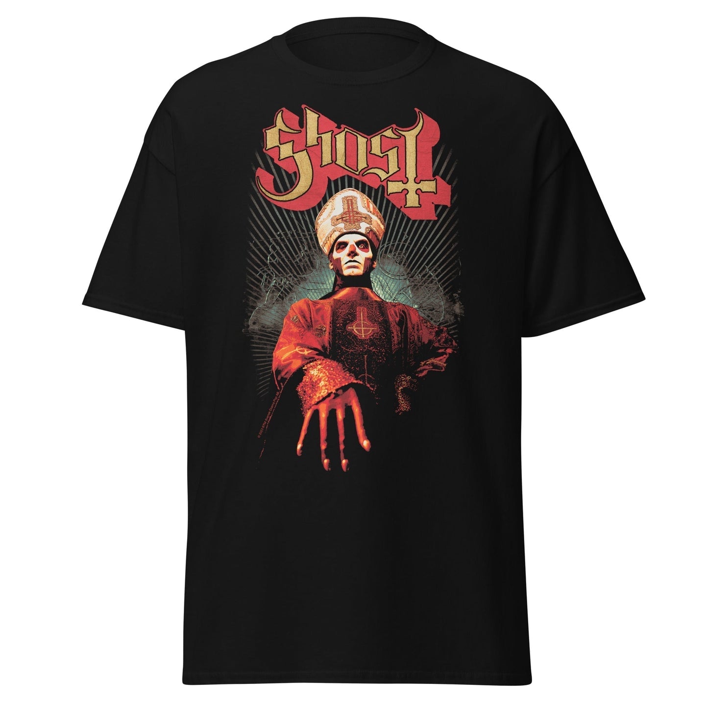 Ghost - Kiss the Ring Jumbo Print Mens T Shirt