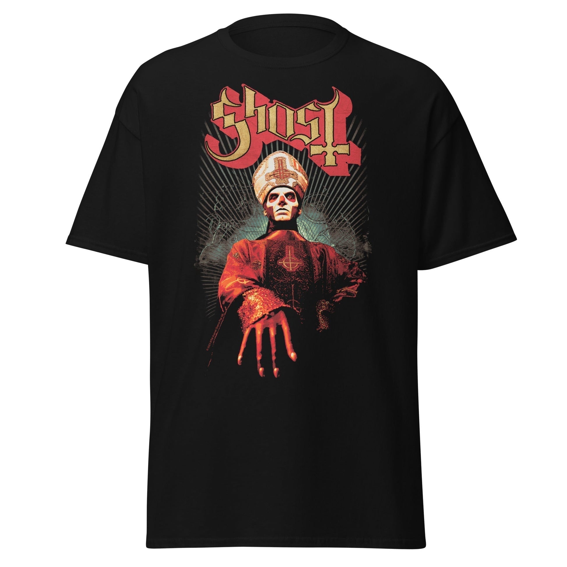 Ghost - Kiss the Ring Jumbo Print Mens T Shirt