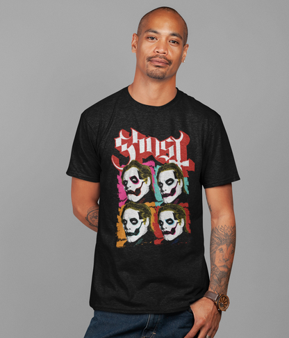 Ghost Quattro Jumbo Print Mens T Shirt