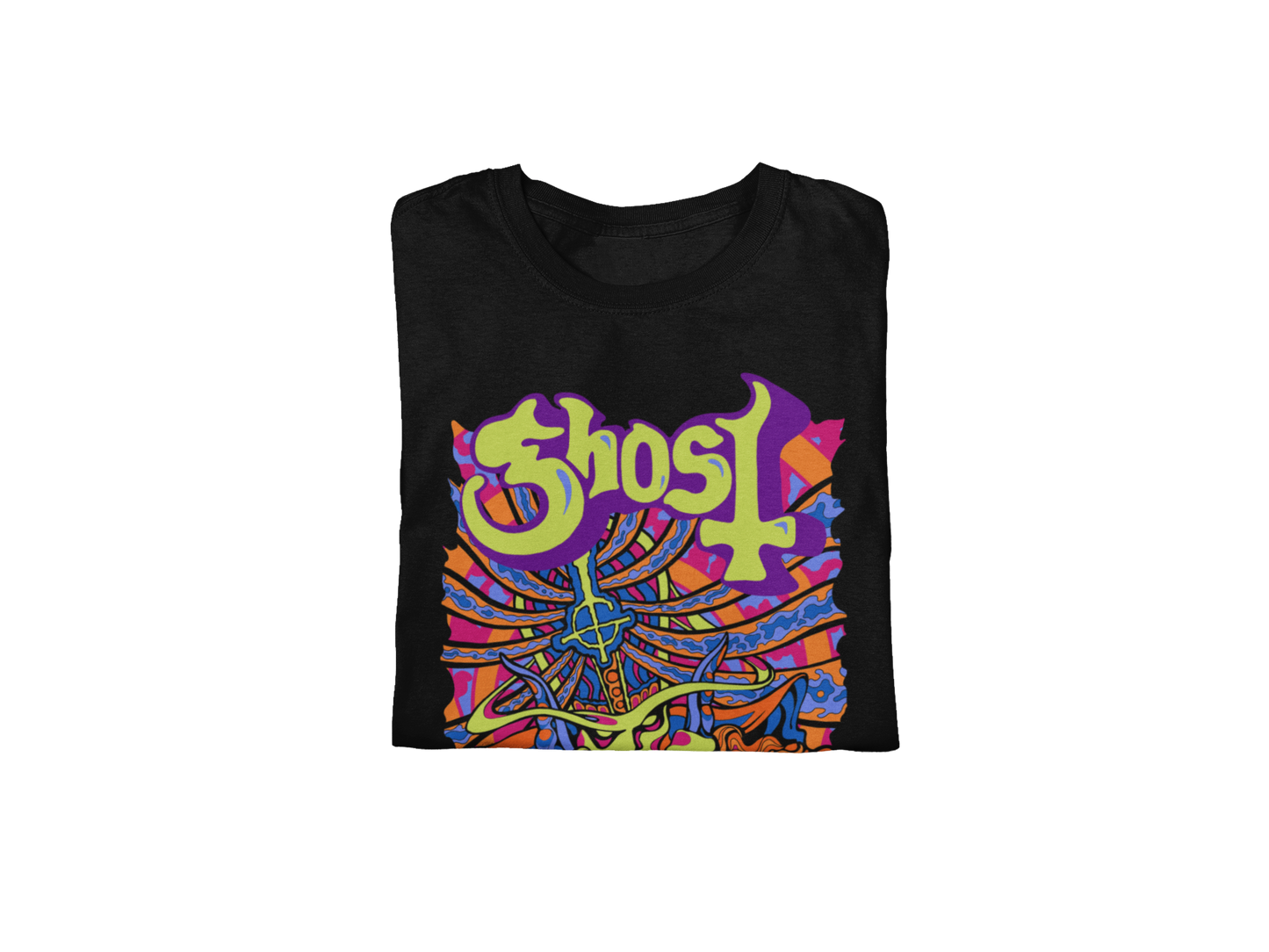Ghost - Stained Glass Jumbo Print Mens T Shirt