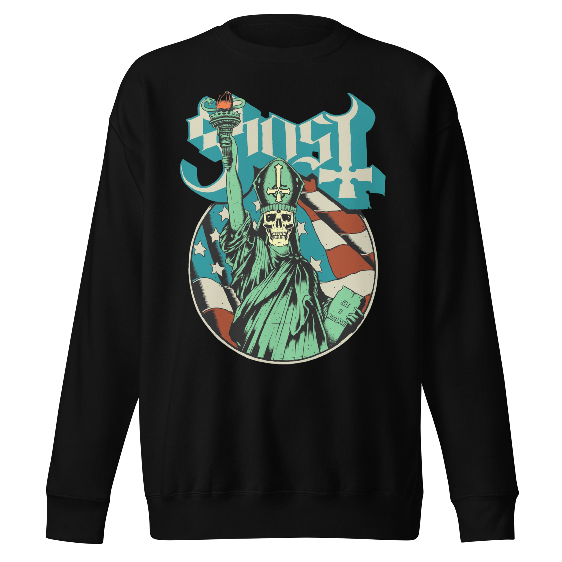 Ghost - Statue of Liberty Jumbo Print Sweatshirt